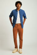 Italian Brushed 5-Pocket Pants