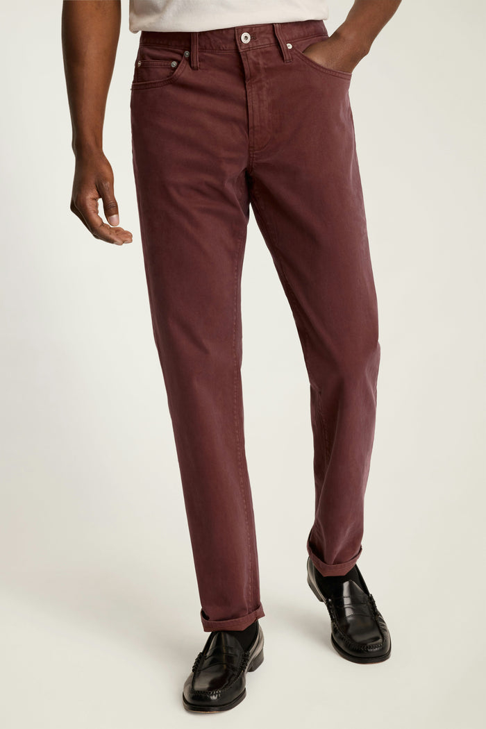 Italian Brushed 5-Pocket Pants