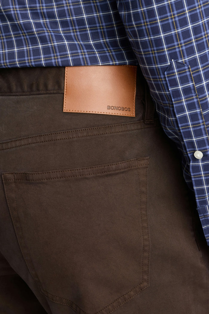 Italian Brushed 5-Pocket Pants