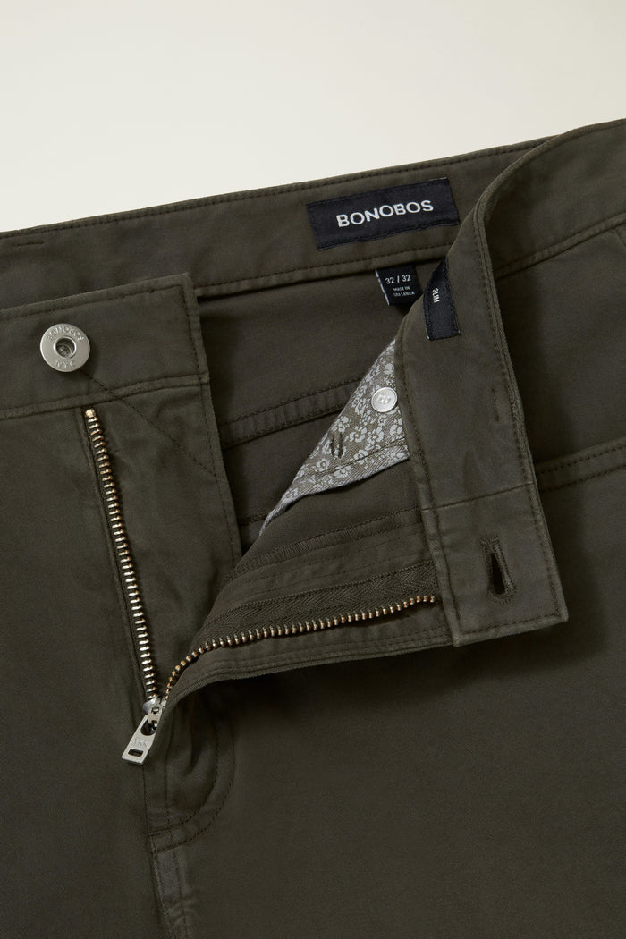 Italian Brushed 5-Pocket Pants