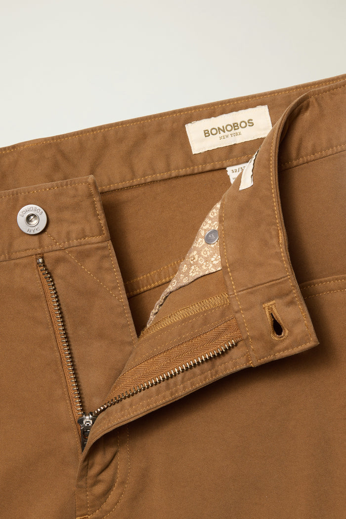 Italian Brushed 5-Pocket Pants
