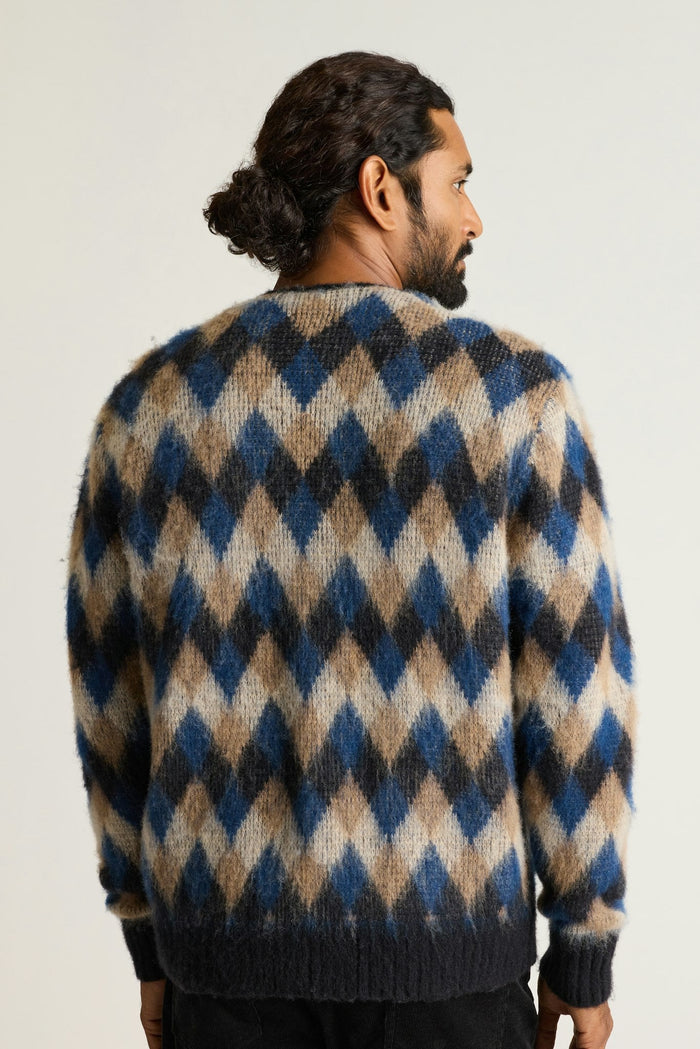 Italian Brushed Wool Cardigan