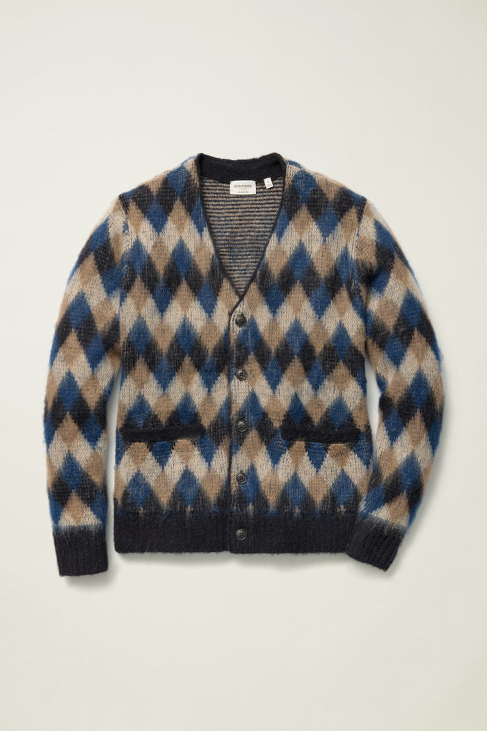 Italian Brushed Wool Cardigan
