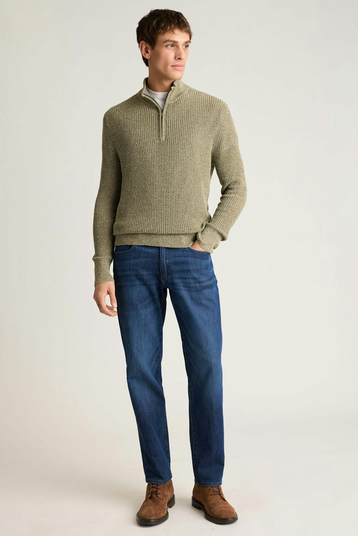 Italian Linen Cotton Quarter Zip