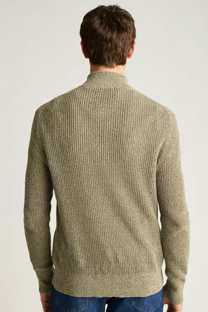 Italian Linen Cotton Quarter Zip