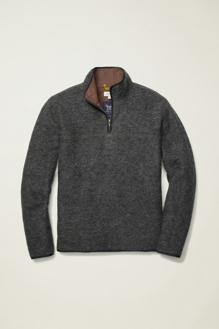 Italian Wool Fleece Quarter Zip