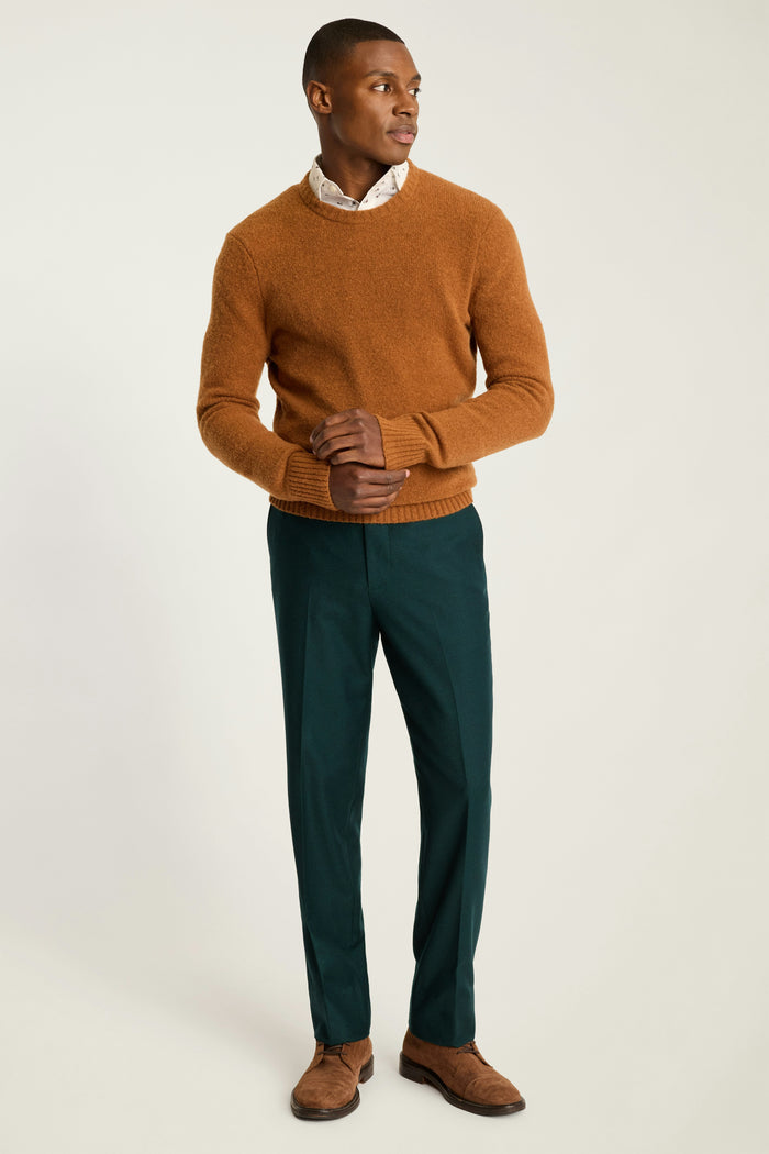 Jetsetter Italian Brushed Wool Dress Pant