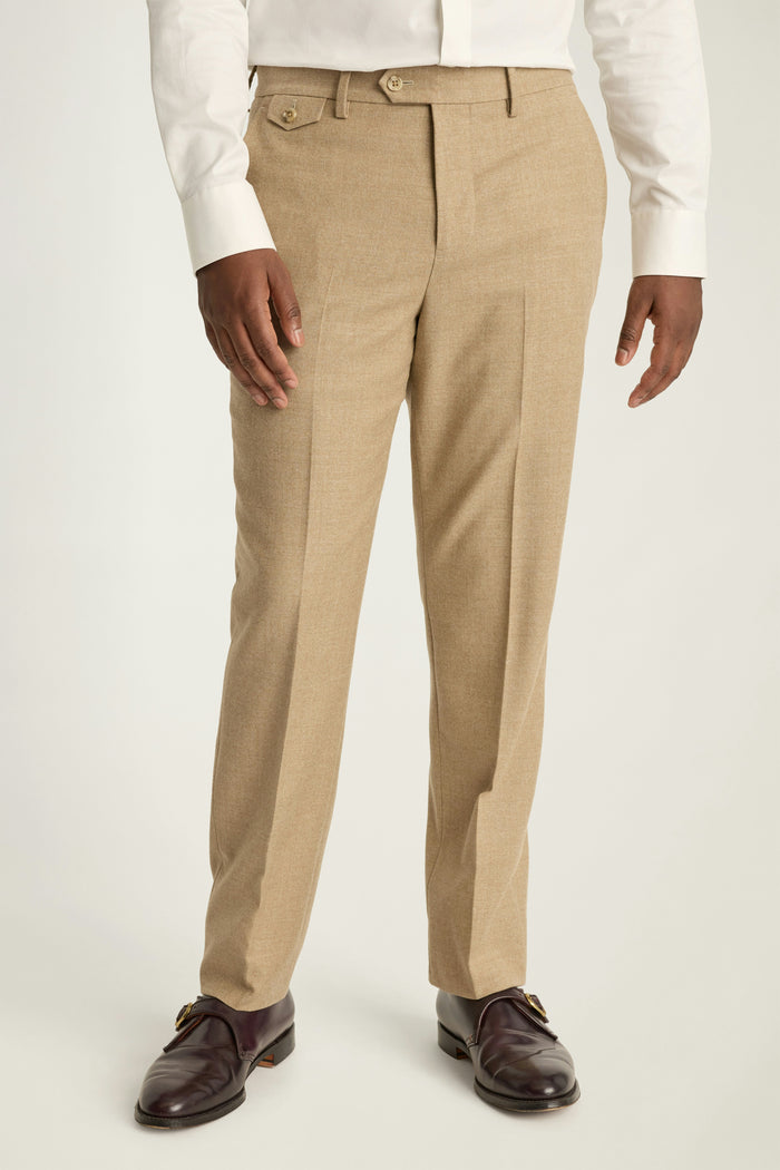 Jetsetter Italian Brushed Wool Dress Pant