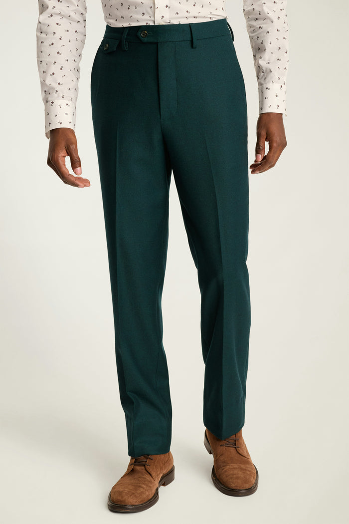 Jetsetter Italian Brushed Wool Dress Pant