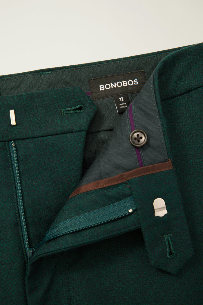 Jetsetter Italian Brushed Wool Dress Pant