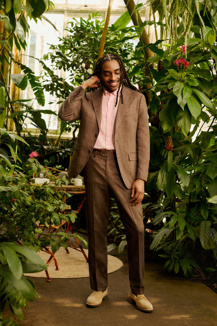 Jetsetter Italian Linen Dress Pant