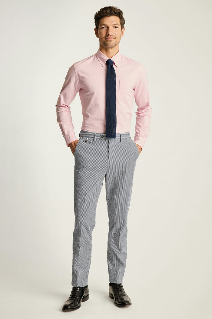 Jetsetter Italian Seersucker Dress Pant