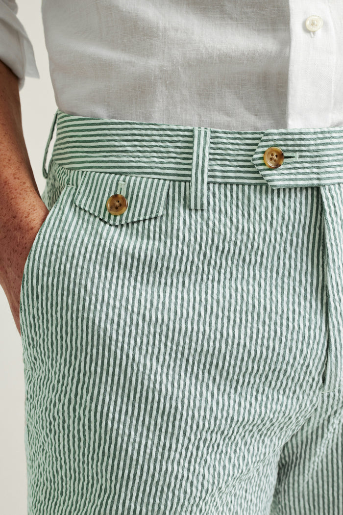 Jetsetter Italian Seersucker Dress Pant