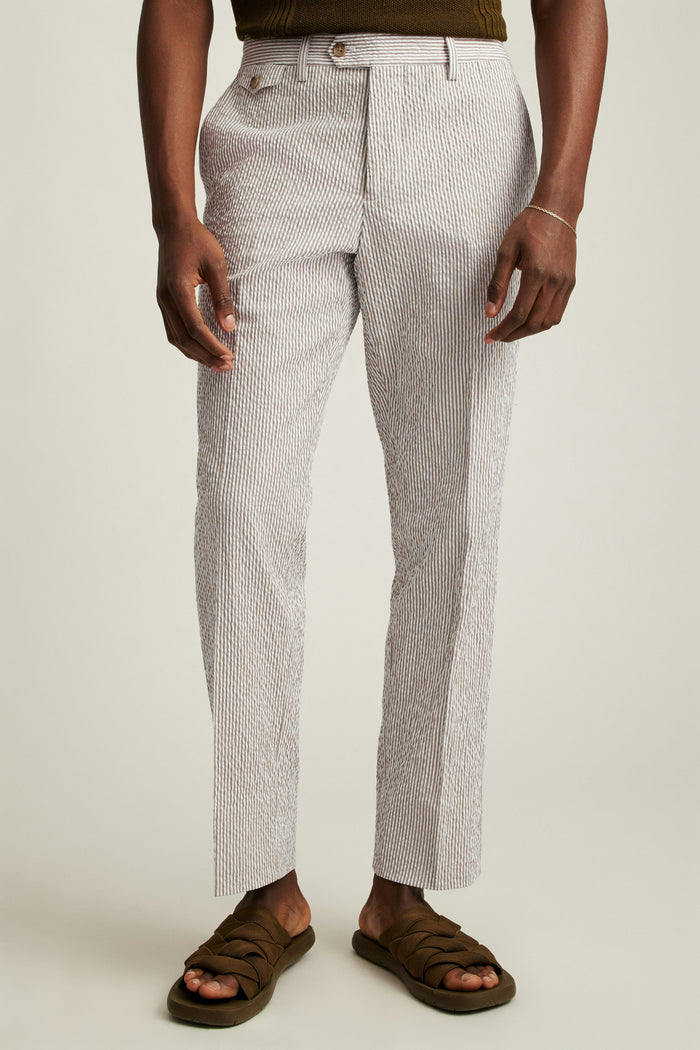 Jetsetter Italian Seersucker Dress Pant