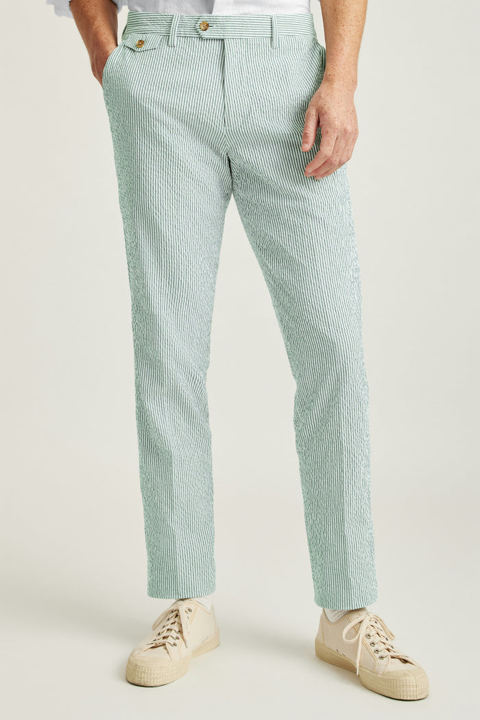 Jetsetter Italian Seersucker Dress Pant