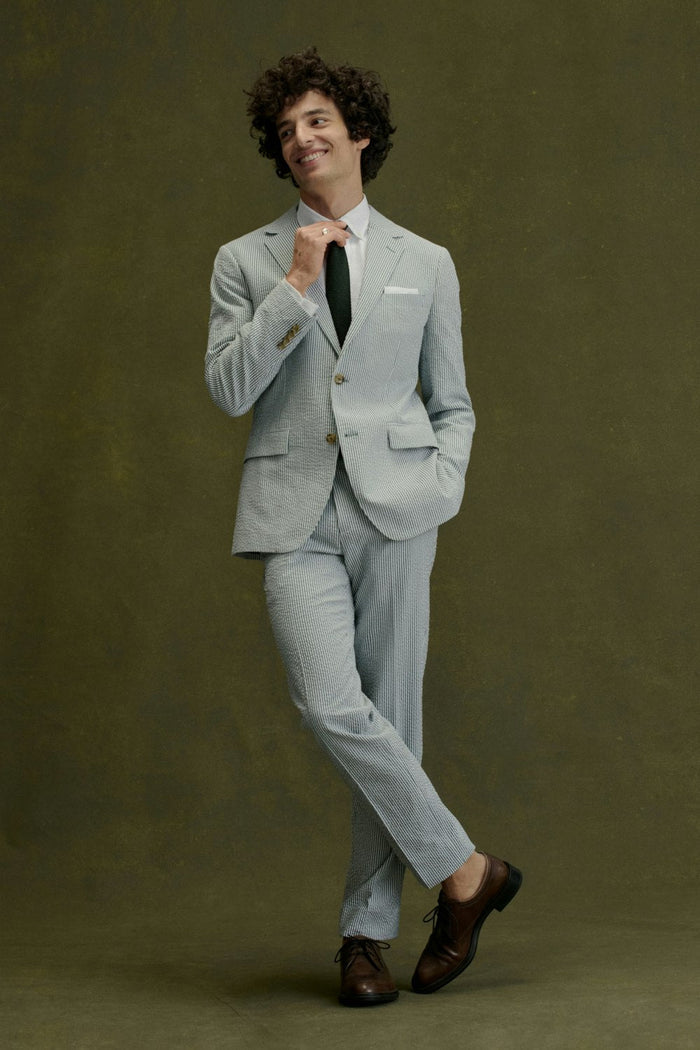 Jetsetter Italian Seersucker Dress Pant