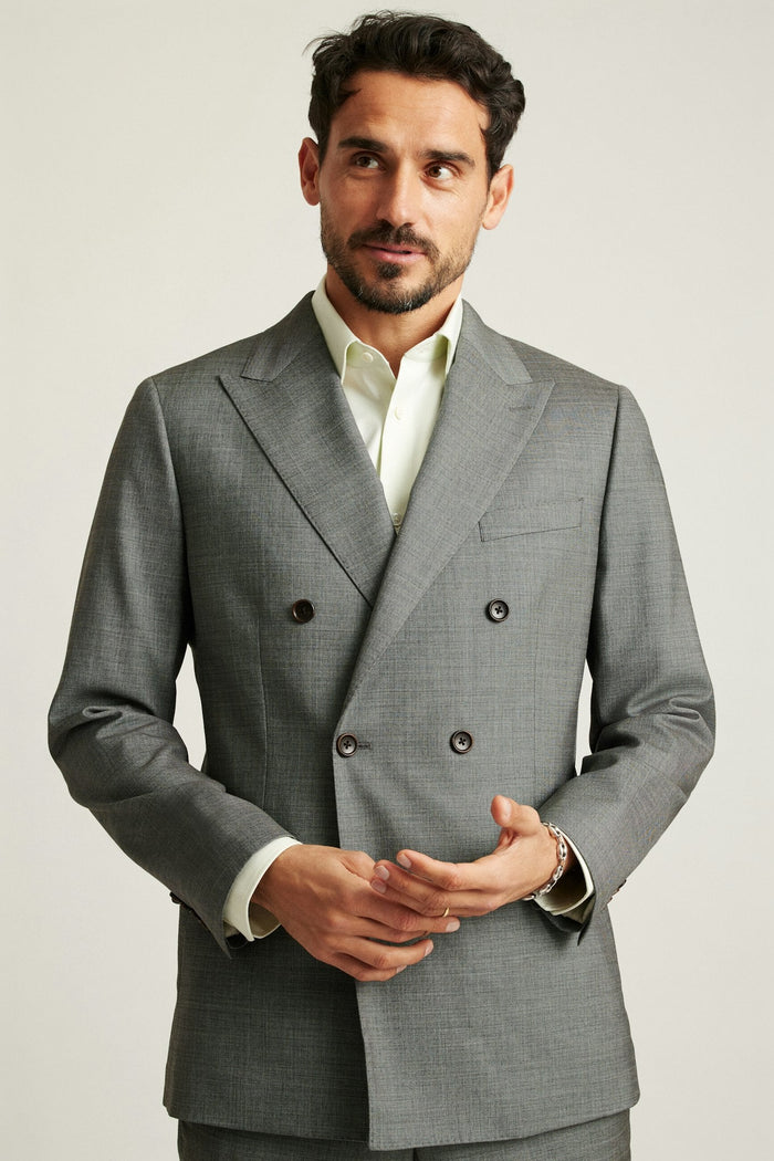 Jetsetter Italian Wool Double Breasted Blazer