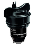 Johnson Pump/Mayfair 500 GPH Aerator/Bilge Pump Cartridge 28552 in black with wiring connectors, designed for marine use to provide reliable bilge pumping and aeration.