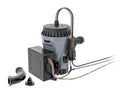 Johnson Pumps Aqua Void Ultima Combo Pump 800gph PN:10-13636-01 featuring a compact, durable design with attached cables and connectors, ideal for marine and fishing tackle applications.
