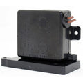 Johnson pumps/Mayfair ultima Bilge Pump Automatic Float switch PN:36303 shown as a black rectangular float switch device with mounting base and attached wires for marine electronics.