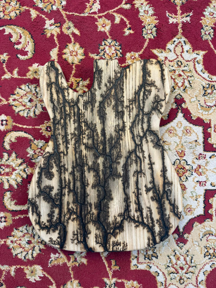 Kit body - Ash 1 piece with lichtenberg heavy burning