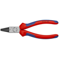 Knipex Round Nose Pliers - Comfort Grip featuring red and blue ergonomic handles and precision round-nose jaws designed for detailed fishing tackle and rod work.