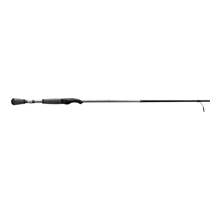 Lew's Signature Series Spinning Rods with black and silver design, featuring ergonomic handle and lightweight construction for precision fishing tackle use.