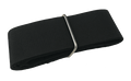 Lowrance Ghost Tie Down Strap 000-15828-001 in black, made of durable material with a metal buckle, designed for securing fishing tackle and marine electronics gear.