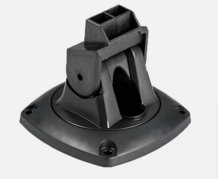 Lowrance Quick Release Bracket 000-11473-001 is a black durable mounting bracket designed for easy attachment and removal of marine electronics, ideal for fishing tackle setups.