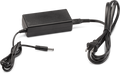 Marcum Lithium Battery Charger with black rectangular power adapter and attached cables, designed for efficient charging of lithium batteries used in fishing tackle and marine electronics.