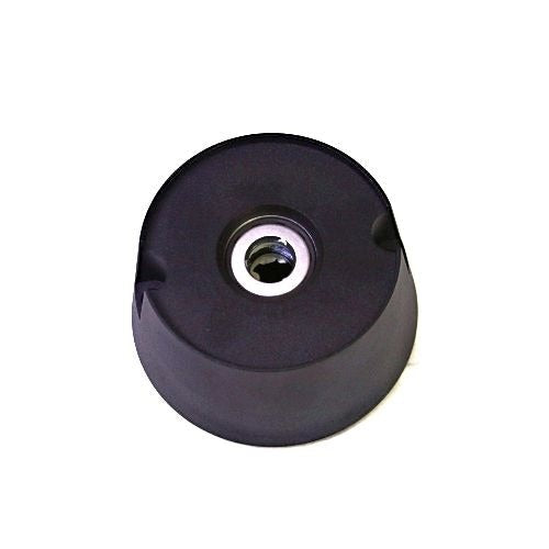 Minn Kota BRUSH END HSG ASY 4.75 FW(N/A) P/N: 92-300-210 is a black cylindrical brush end housing assembly with a central metal insert designed for use in fishing tackle and marine electronics applications.