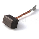 Minn Kota BRUSH W/TERMINAL | 4 | 80LB THRUST P/N: 188-094 showing a rectangular carbon brush with attached copper wire terminal, used in fishing tackle motor maintenance and repair.