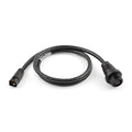 Minn Kota Built-In Mega Down Imaging Adapter Cables shown as a black durable cable with connectors on each end designed for reliable marine electronics connection.