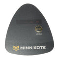 Minn Kota DECAL-CVR, TRAXX 80 VS FW P/N: 2065774, a textured protective decal featuring the Minn Kota logo and battery status indicator, designed for marine electronics.