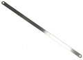 Minn Kota LATCH STRAP, LONG MNT SS P/N: 2283601 is a long, slim stainless steel strap with holes on each end, designed for secure mounting in marine electronics and fishing tackle setups.