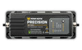 Minn Kota MK-110PCL Charger (Precision Lithium) PN: 1831101 is a black on-board battery charger with LED indicators showing charging status and safety features for lithium batteries.