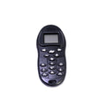 Minn Kota REMOTE ASY, i-PILOT 1.5 V2/TRV P/N: 2994170 is a compact black remote control with multiple buttons and a small digital screen designed for marine electronics use in fishing applications.