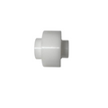 White cylindrical component made of durable material, used in fishing tackle systems, specifically the Minn Kota ROLLER-STEERING SHAFT,DELRIN P/N: 2052210.