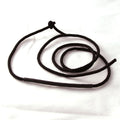 Minn Kota ROPE ASSEMBLY, SHORT P/N: 2771601, a black braided rope with a knotted loop and protective sleeve, designed for secure use in fishing tackle and marine electronics.