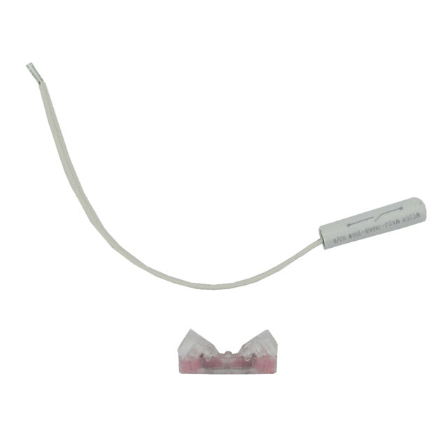 Minn Kota SWITCH-REED REPAIR KIT,TERROVA P/N:2884050 includes a small white reed sensor with wire and a transparent plastic connector, designed for repairing fishing marine electronics.