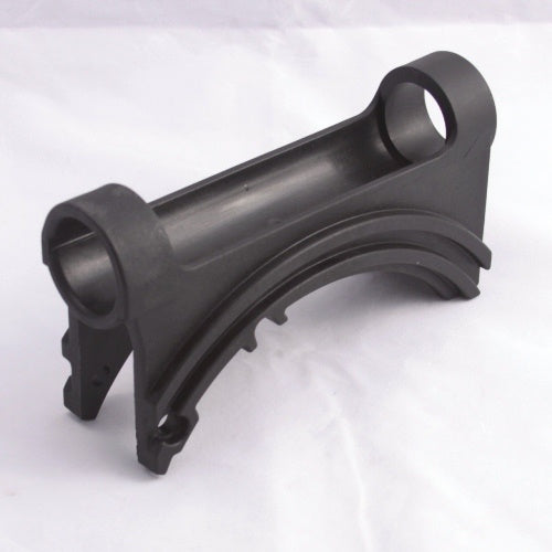 Minn Kota Transom Mount Trolling Motor Hinge PN: 2061821 is a durable black plastic component designed to securely mount a trolling motor to a boat transom, essential for marine electronics and fishing tackle setups.