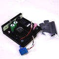 Minn Kota TRAXXIS/HC CTRL BRD KIT 24/36V P/N:2774037 featuring circuit board components with capacitors, connectors, wires, and included heat shrink tubing for marine electronics use.