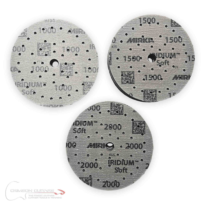 Mirka Iridium Soft - Ø 150mm Grip Multi - All 3 Grits Pack Bundle
