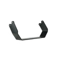 NBT Marine 16" Gimbal Bracket made of black durable metal with mounting holes designed to securely hold fishing rods and marine electronics in place.
