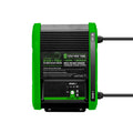 Norsk On-Board EVO-TEC™ Charger - 1 Bank | (12v/16v 10Ah) in black and green housing with labeled ports and indicator lights, designed for marine electronics and fishing tackle charging.