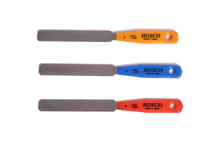 Bass Nut Slotting Files - Set of 3