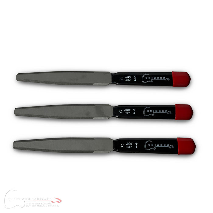 Nut Slotting Files For Classical Guitar (3 Pack)