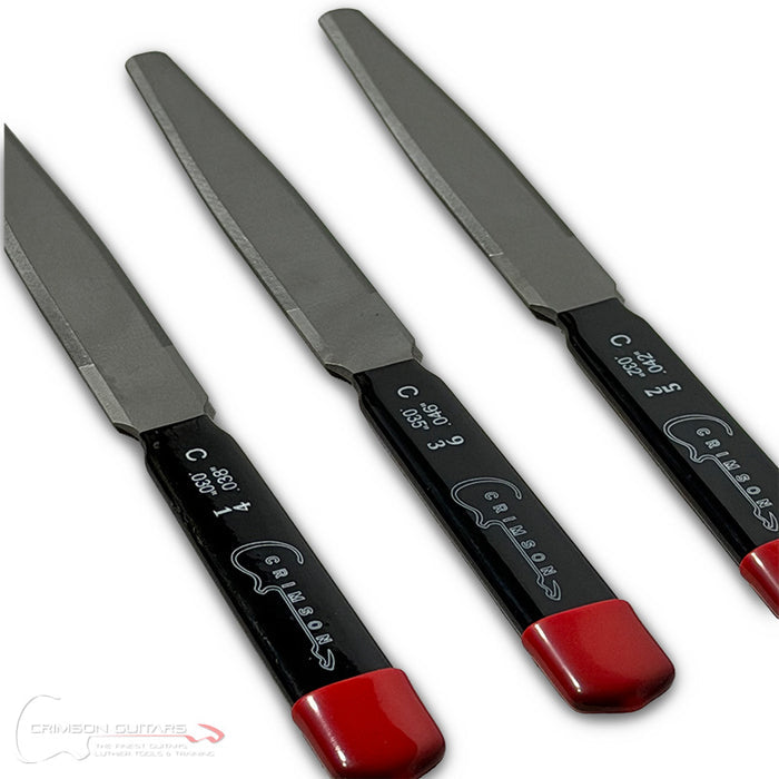 Nut Slotting Files For Classical Guitar (3 Pack)