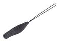 OSP Ebidance fishing lure in black with a streamlined, textured body design and two flexible antenna-like tails for effective fishing tackle performance.