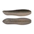 OSP Spinnuts soft fishing lures in a translucent brown color with blue flecks, designed for use as fishing tackle in musky or freshwater fishing.